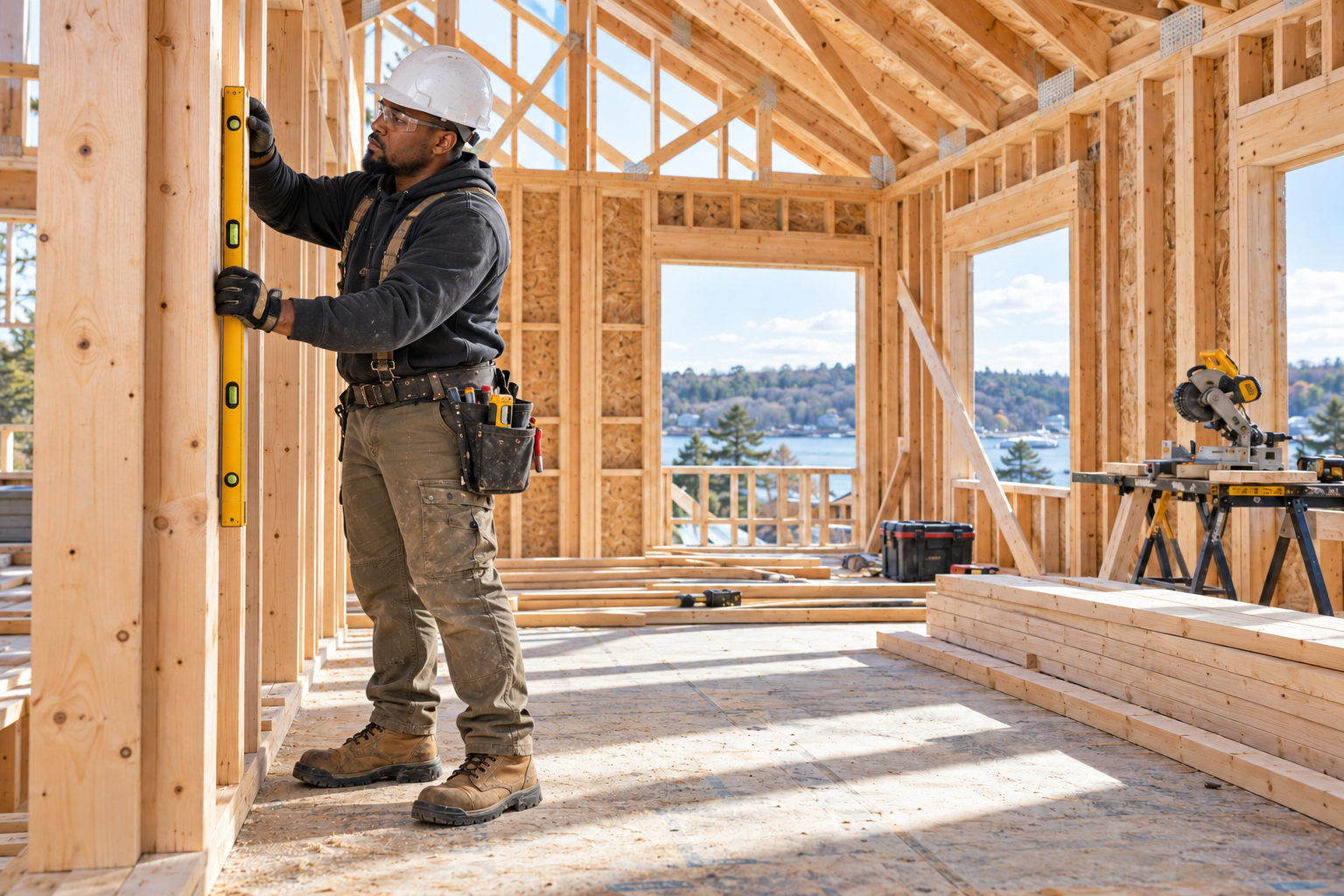 Residential framing example