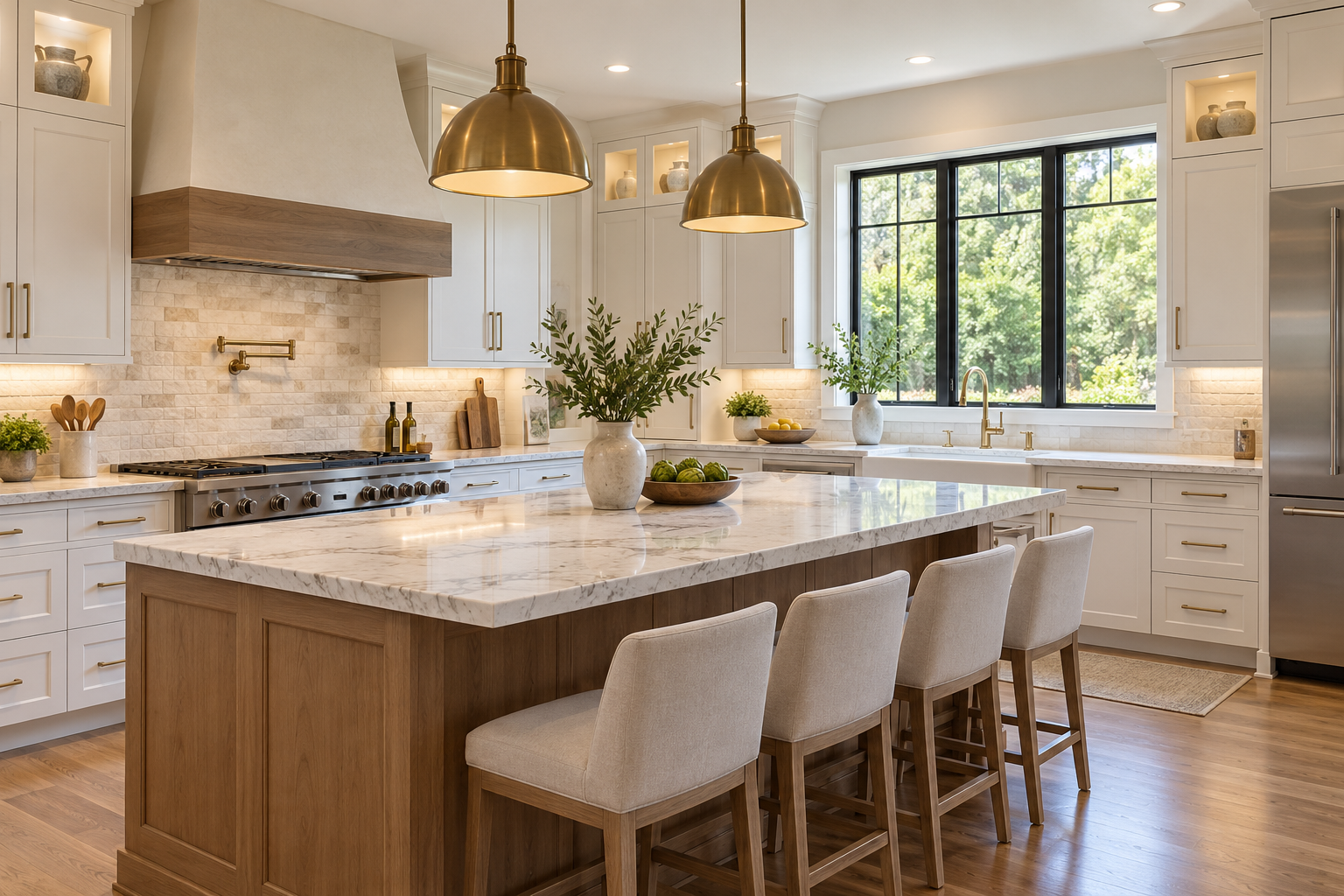 Kitchen remodeling example